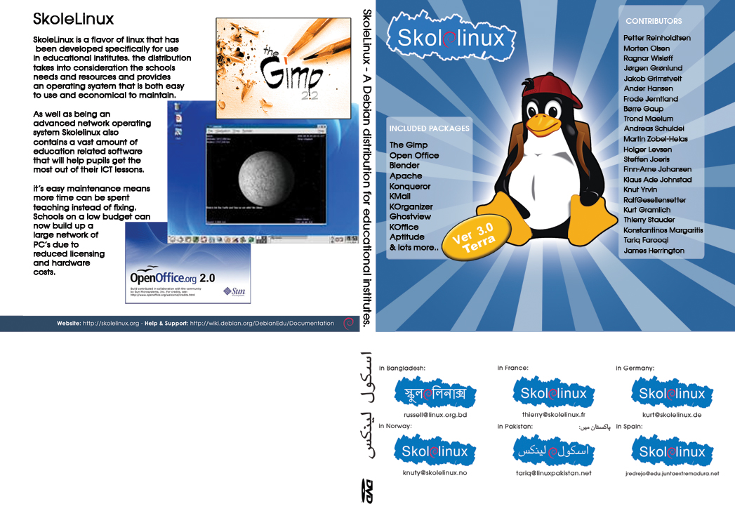 Skole Linux DVD Cover
